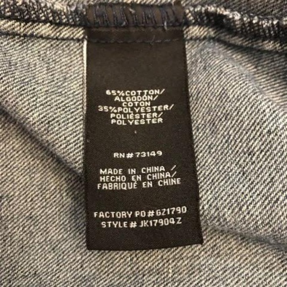 Boom Boom Jeans Distressed Denim Jacket Size S - Picture 7 of 7